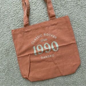 NEW Dansko Heritage Classic Rocker 1990 Small Canvas Tote Bag